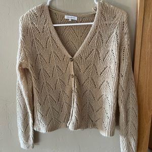 Crescent knit sweater